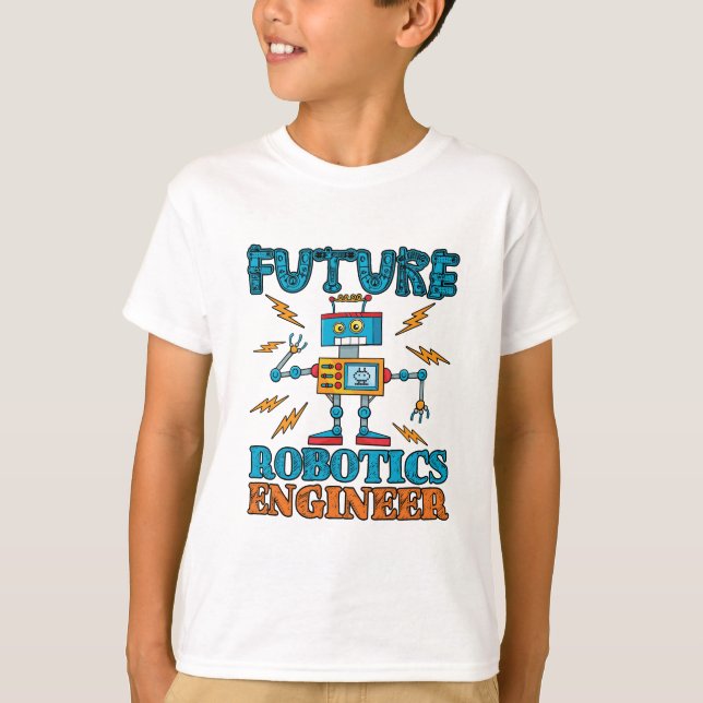 Future Robotics Engineer T-Shirt (Front)