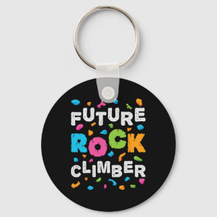 Future Rock Climber Mountain Climbing Bouldering B Keychain