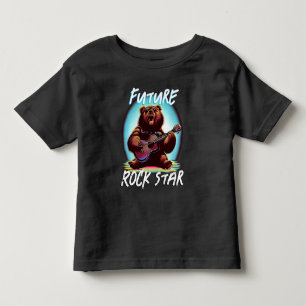 Future Rock Star Colourful Bear Toddler T-shirt