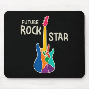 Future Rock Star Guitar Hand Sign Music Lover Mouse Pad