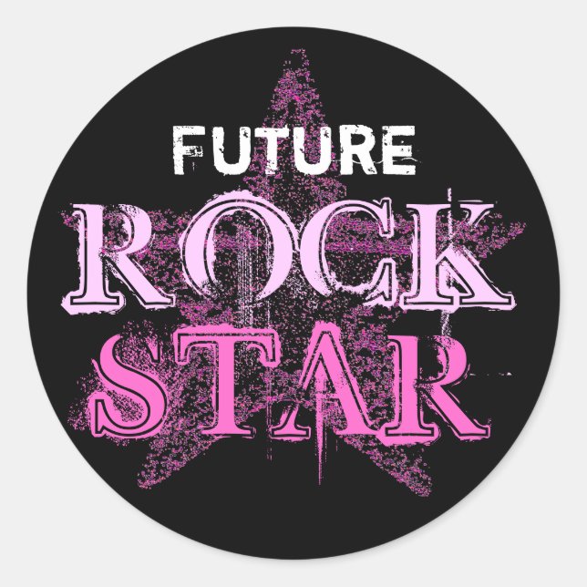 FUTURE ROCK STAR Stickers (Front)