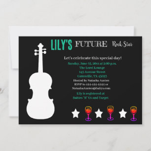Future Rocker Baby Shower Invitation