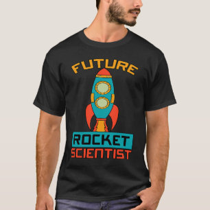 Future Rocket Scientist Baby Spaceship Planets Spa T-Shirt
