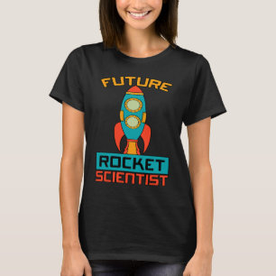 Future Rocket Scientist Baby Spaceship Planets Spa T-Shirt