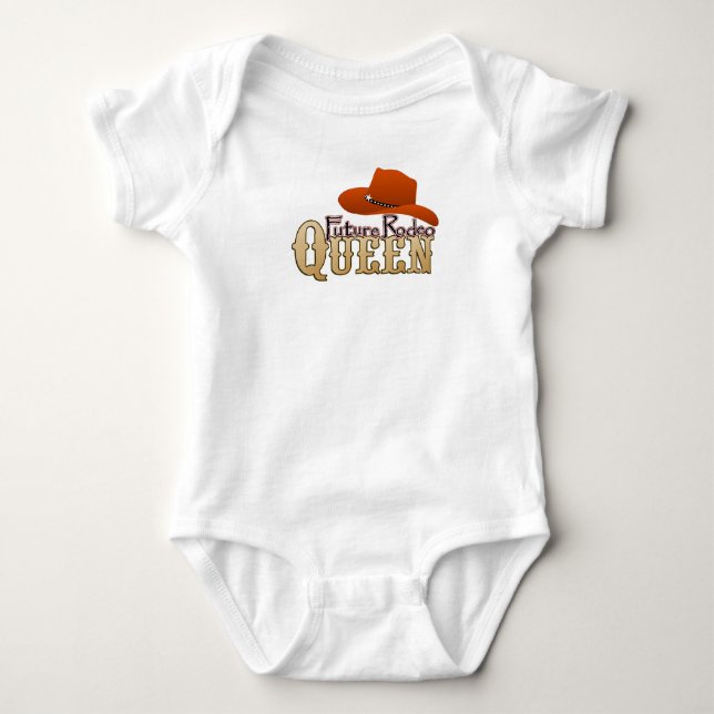 Future Rodeo Queen Baby Bodysuit (Front)