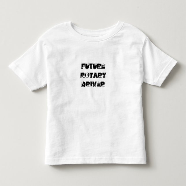 Future rotary driver toddler t-shirt (Front)