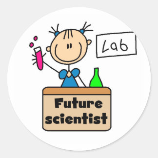 Future Scientist Classic Round Sticker
