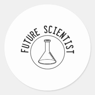 Future Scientist Classic Round Sticker