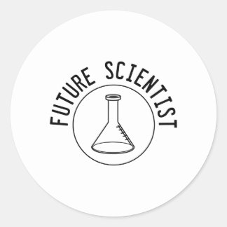 Future Scientist Classic Round Sticker