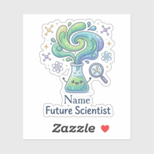 Future Scientist Personalized Name Beaker School
