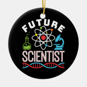 Future Scientist Science Lover Ceramic Ornament