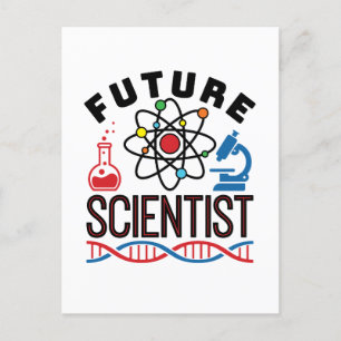 Future Scientist Science Lover STEM Postcard