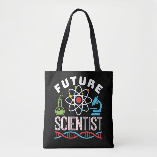 Future Scientist Science Lover Tote Bag (Front)
