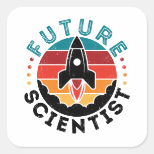 Future Scientist Square Sticker