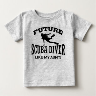 Future Scuba Diver Like My Aunt Baby T-Shirt