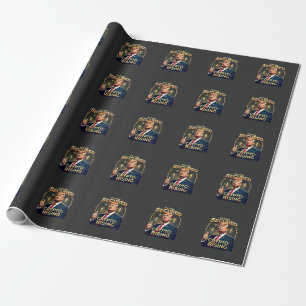 Future Secured Crypto Rising Trump Inaguration Day Wrapping Paper