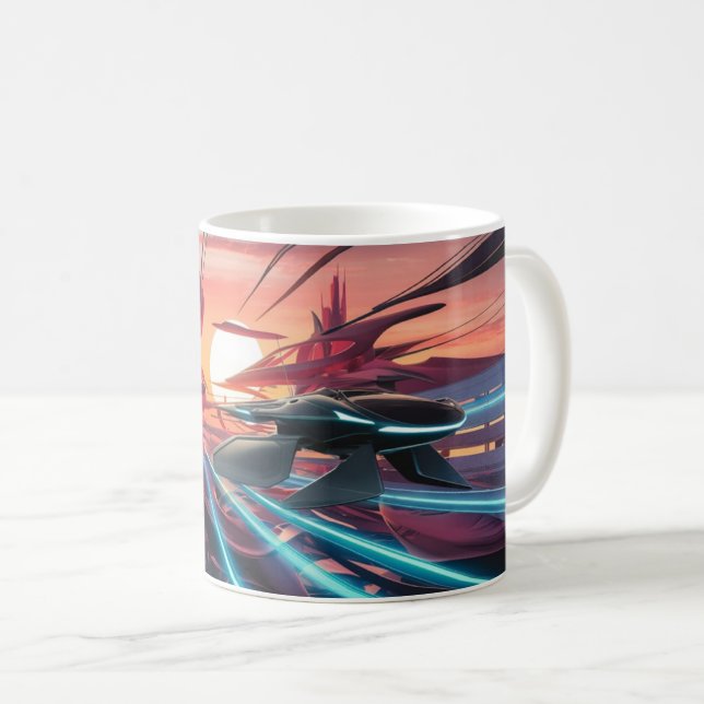 Future Ship coffee mug (Front Right)