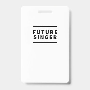 Future singer badge