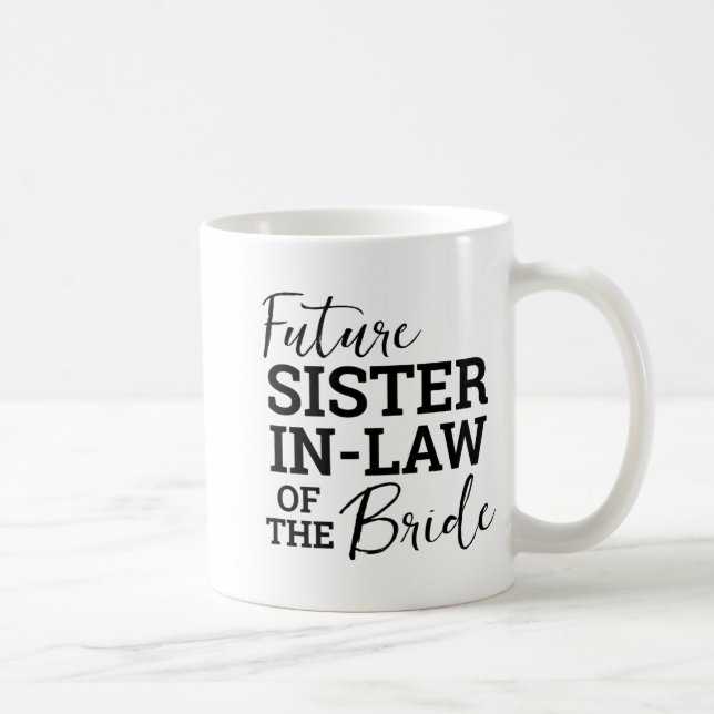 Future Sister In Law Of The Bride  Coffee Mug (Right)