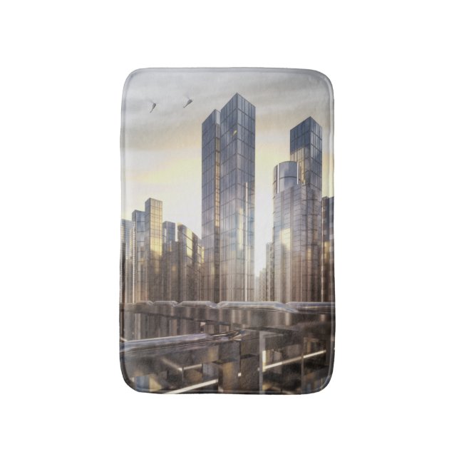 Future Skyline Bath Mat (Front Vertical)
