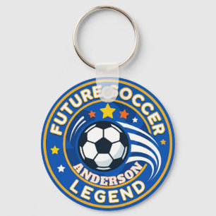 Future Soccer Star Legend Motivation For Youth Keychain
