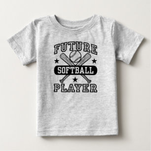 Future Softball Player Baby T-Shirt