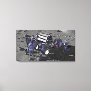 Future space exploration missions 10 canvas print