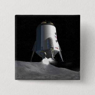 Future space exploration missions 12 2 inch square button