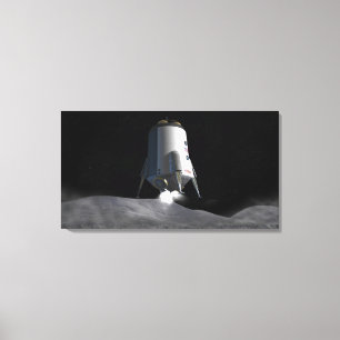 Future space exploration missions 12 canvas print