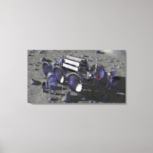 Future space exploration missions 13 canvas print