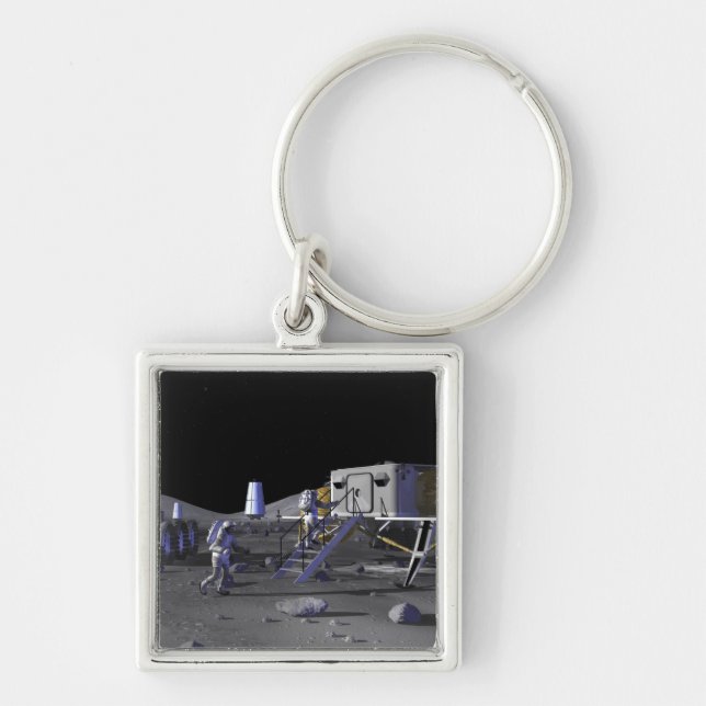 Future space exploration missions 13 keychain (Front)