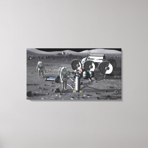 Future space exploration missions 2 canvas print