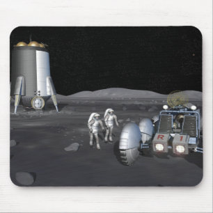 Future space exploration missions 3 mouse pad