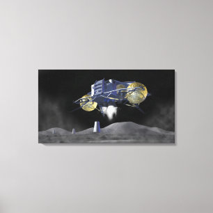 Future space exploration missions 4 canvas print