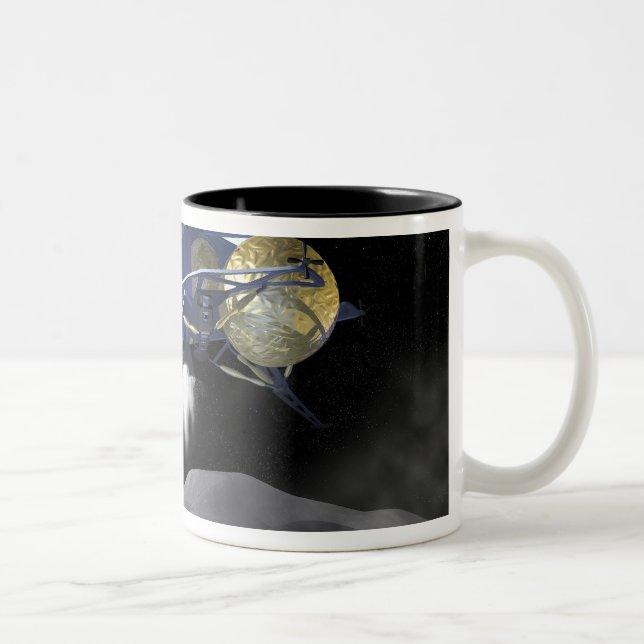 Future space exploration missions 4 Two-Tone coffee mug (Right)