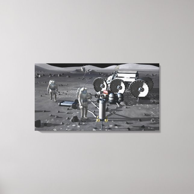 Future space exploration missions 5 canvas print (Front)
