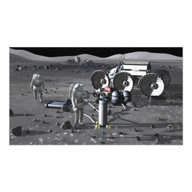 Future space exploration missions 5 photo print (Front)