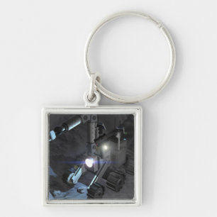 Future space exploration missions 6 keychain