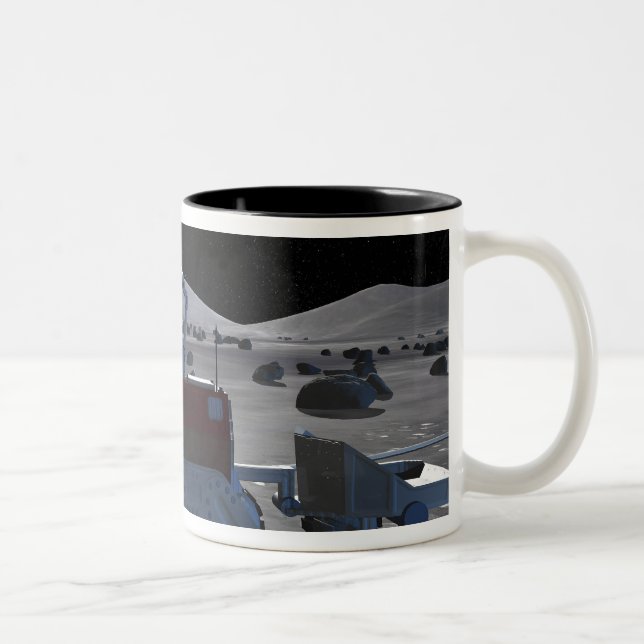 Future space exploration missions 7 Two-Tone coffee mug (Right)