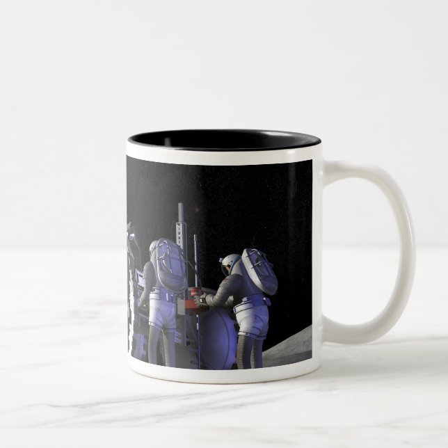 Future space exploration missions 9 Two-Tone coffee mug (Right)