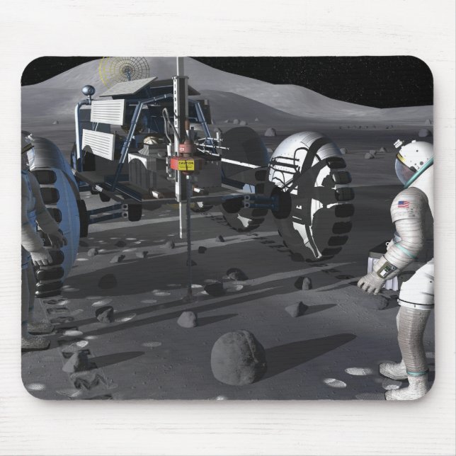 Future space exploration missions mouse pad (Front)