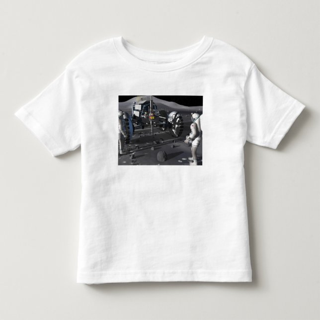 Future space exploration missions toddler t-shirt (Front)