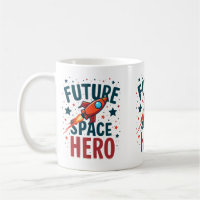 Future Space Hero Retro Rocket Ship Design