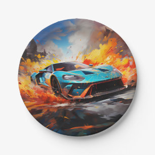 Future Speed Paper Plate