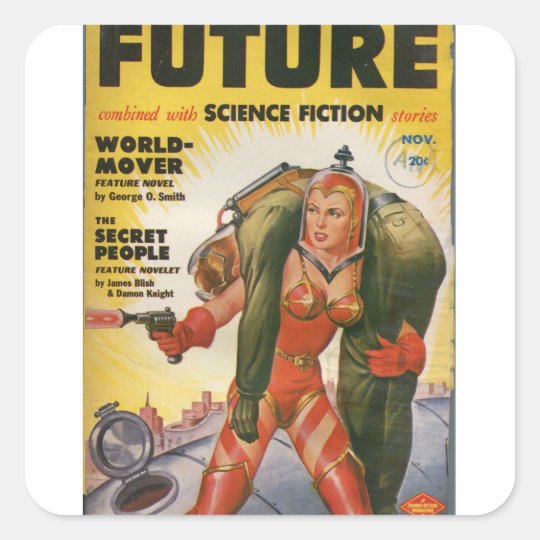 Future Square Sticker