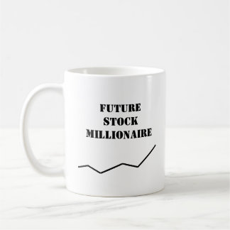 "Future Stock Millionaire" Texte Café Mug