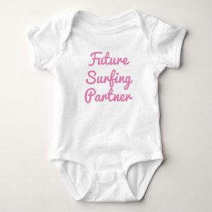 Future Surfing Partner Baby Bodysuit