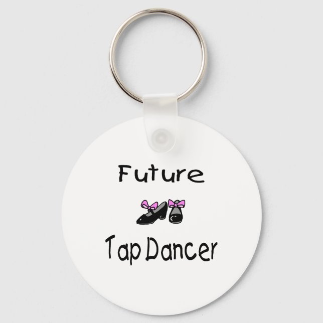 Future Tap Dancer Keychain (Front)