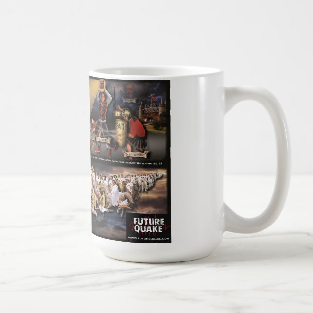 Future tasse de peinture murale de tremblement (Droite)