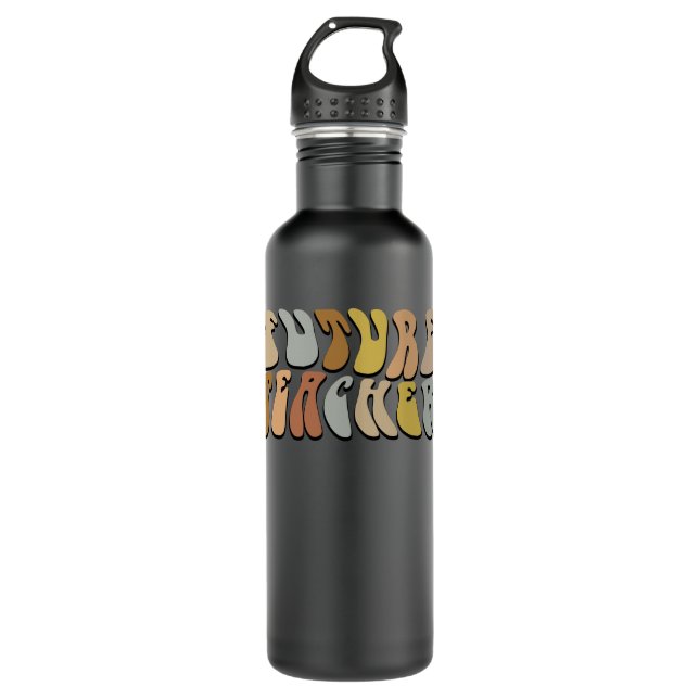 future teacher 710 ml water bottle (Front)